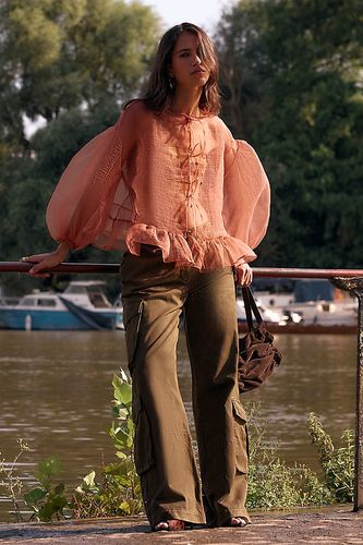 Pantalon cargo à jambe droite Conna en taille: Uk 8 p - By Anthropologie - Modalova