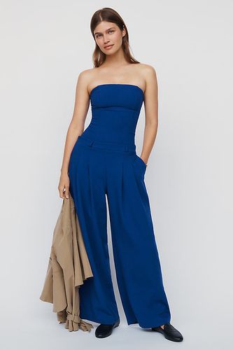 Combinaison plissée sans bretelles à jambes larges Avery , taille: XS chez Anthropologie - Maeve - Modalova