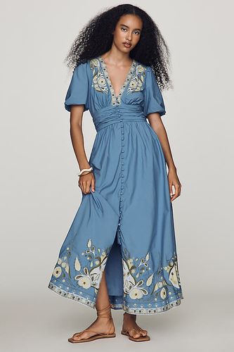 La robe Katerina ornée à boutonnage devant par taille: M - By Anthropologie - Modalova