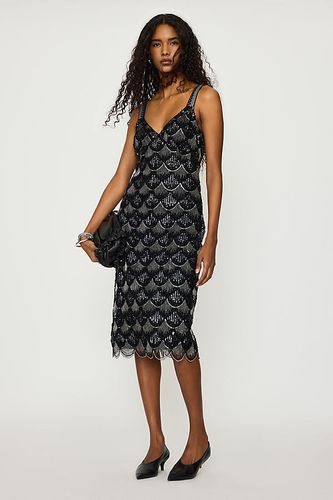 Robe midi à sequins Lavoni en taille: XS - By Anthropologie - Modalova