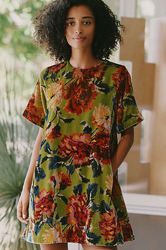La Robe Mini Évasée à Manches Courtes Emmy par : Édition Velours en taille: XS chez Anthropologie - Maeve - Modalova
