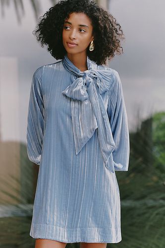 La mini-robe Caroline à col noué par taille: 2XS chez Anthropologie - Maeve - Modalova