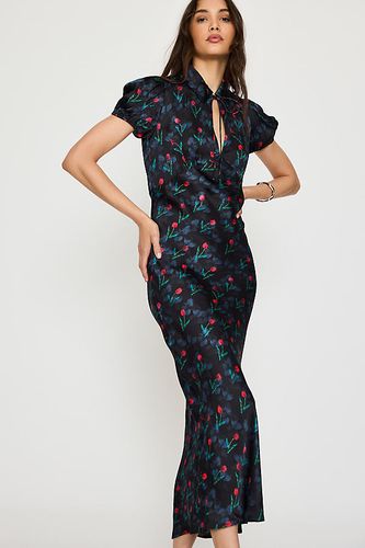 Robe midi en satin à col taille: Uk 6 - By Anthropologie - Modalova