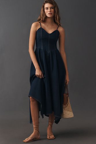 Robe midi à encolure en caur en taille: XS chez Anthropologie - Moon River - Modalova