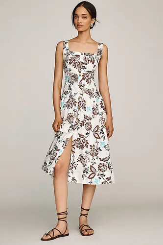 Robe midi boutonnée en coton taille: L - By Anthropologie - Modalova