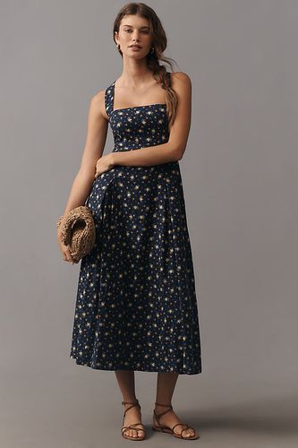 Robe midi dos-nu évasée imprimée en taille: S chez Anthropologie - Maeve - Modalova