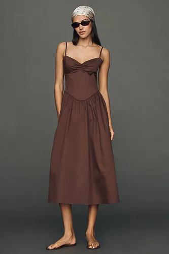 Robe midi trapèze en coton en taille: M chez Anthropologie - Mare Mare - Modalova
