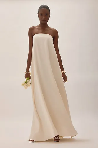Robe Maxi Bandeau en Satin de Mariée Eira en taille: Uk 14 chez Anthropologie - Nobody's Child - Modalova