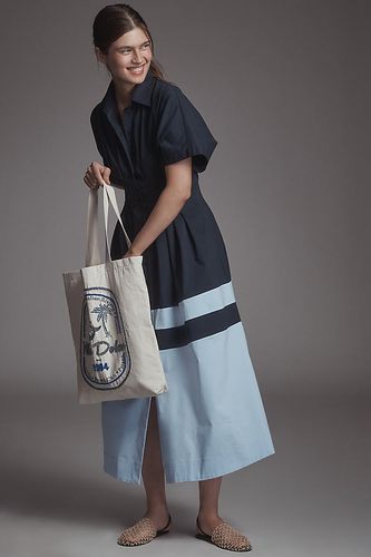 La Robe Chemise Plissée Tobie à Boutons par en taille: S PETITE chez Anthropologie - Exquise - Modalova