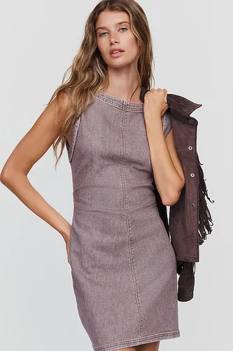 Kendal Denim Muscle-Sleeve Mini Dress par en taille: 2XS chez Anthropologie - Pilcro - Modalova