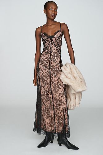 Robe combinaison midi en dentelle sans manches taille: 2XS - By Anthropologie - Modalova