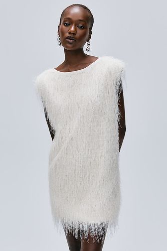 Robe droite à franges en taille: 2XS - By Anthropologie - Modalova