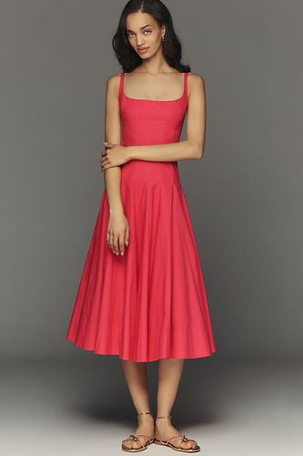 Robe midi corset sans manches à encolure carrée en taille: L chez Anthropologie - Maeve - Modalova