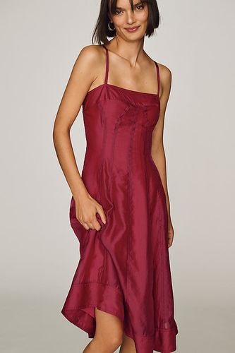 Robe midi Marin à encolure carrée en taille: S chez Anthropologie - Pilcro - Modalova