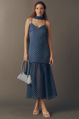 Robe Midi à Écharpe Étagée Sans Manches Col en V en taille: M chez Anthropologie - Maeve - Modalova