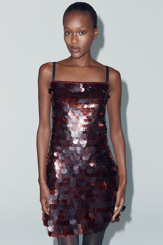 Mini-robe à paillettes sans manches en taille: S chez Anthropologie - Maeve - Modalova