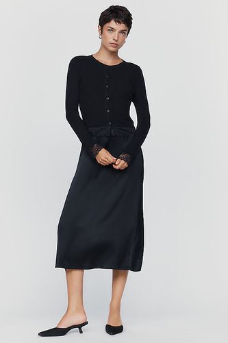 Robe midi cardigan twofer en taille: 2XS - By Anthropologie - Modalova