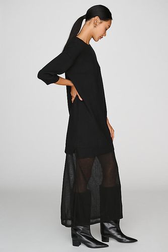 Robe midi en maille transparente deux-en-un en taille: S - By Anthropologie - Modalova