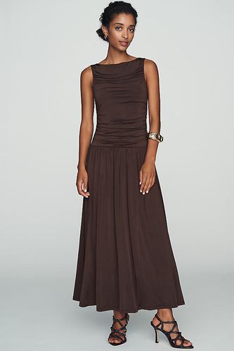 Robe longue sans manches à encolure bateau et taille basse en taille: M - By Anthropologie - Modalova