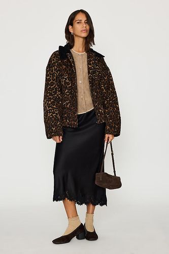 Veste bombardier léopard en taille: Uk 10 - By Anthropologie - Modalova
