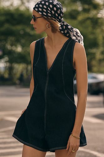 Combinaison courte en denim sans manches en , taille: S chez Anthropologie - Maeve - Modalova