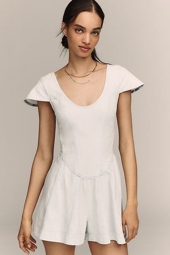 Combinaison corset en denim en , taille: XS - By Anthropologie - Modalova