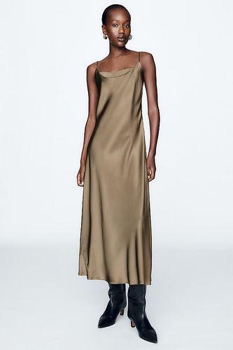 Robe combinaison midi en soie 100% en taille: XS - By Anthropologie - Modalova