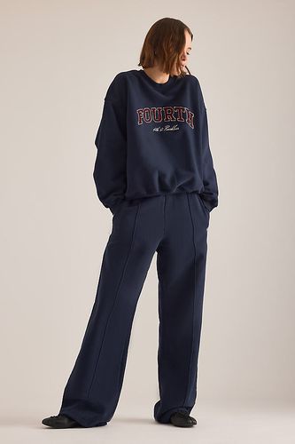 Pantalon de jogging à jambe large à plis Fergie en taille: S chez Anthropologie - 4th & Reckless - Modalova