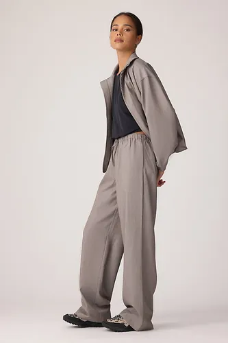Pantalon Hugo à jambe droite avec cordon de serrage en taille: Uk 6 chez Anthropologie - 4th & Reckless - Modalova