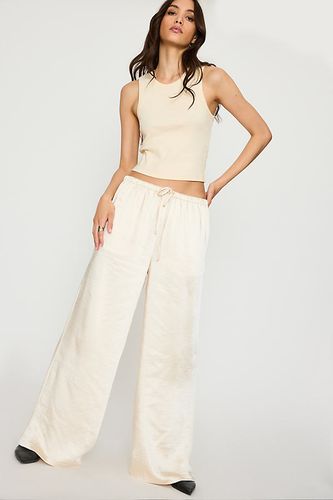 Pantalon large en satin Shelby en taille: Uk 6 chez Anthropologie - 4th & Reckless - Modalova