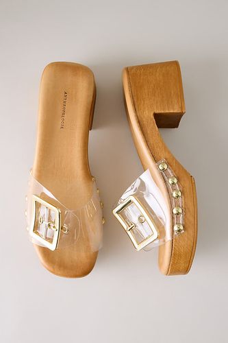 Sandales à plateforme en bois gelée en taille: 37 - By Anthropologie - Modalova