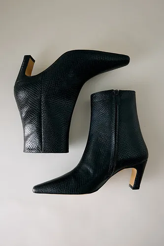 Bottes en cuir gaufré serpent Xena taille: 37 chez Anthropologie - Flattered - Modalova