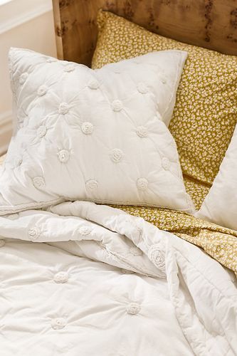 Couvre-lit brodé en coton Charlotte en taille: Eu kng qlt chez - Anthropologie - Modalova