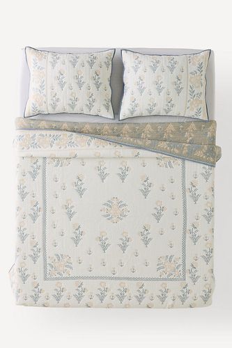 Couvre-lit tissé en coton jacquard à motif floral taille: Eu kng qlt chez - Anthropologie - Modalova