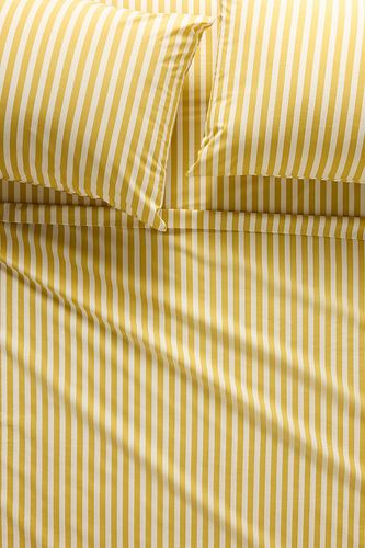 Ensemble de draps imprimés à rayures en percale de coton Maeve Brynne taille: King eu chez - Anthropologie - Modalova