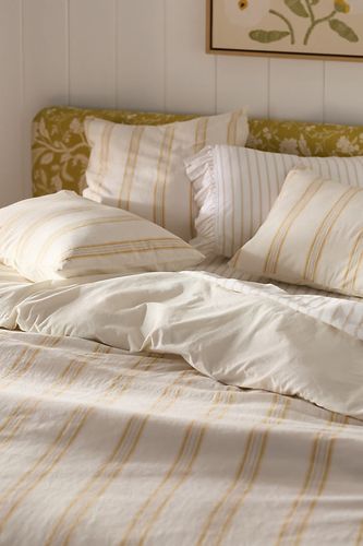 Housse de couette en lin et coton teint en fil taille: Sk duvet chez - Anthropologie - Modalova