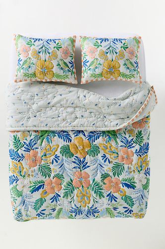 Collection de couvre-lits matelassés imprimés en voile de coton 100% chez - Anthropologie - Modalova