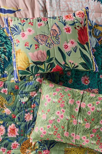 Taies d'oreiller en coton imprimé, lot de 2 taille: S2kngsham chez - Anthropologie - Modalova