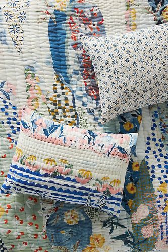 Taies d'oreiller en coton imprimé, lot de 2 en Blue taille: S2kngsham chez - Anthropologie - Modalova