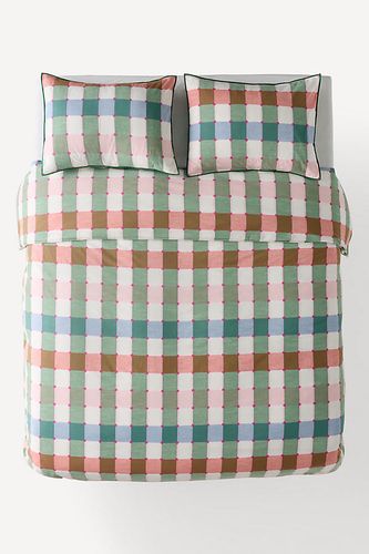 Housse de couette à carreaux en coton teint en fil Willow taille: Eu kng dvt chez - Anthropologie - Modalova