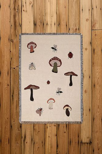 Couverture Forest en coton 100% en taille: 50 x 70 chez Anthropologie - Ferm Living - Modalova
