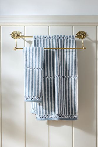 Collection de serviettes tissées rayées en coton Evita en chez - Anthropologie - Modalova