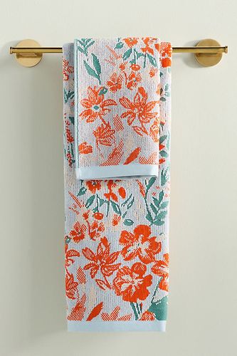 Collection de Serviettes de Bain en Coton Lillian en Blue chez - Anthropologie - Modalova