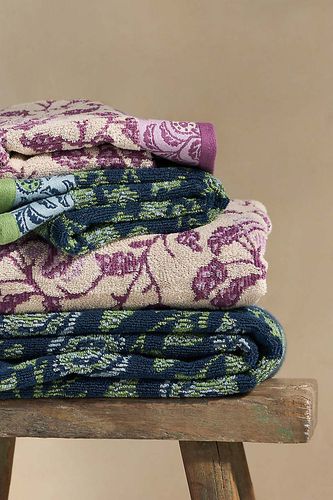 Vivi Cotton Jacquard Terrycloth Towel Collection en Beige chez - Anthropologie - Modalova