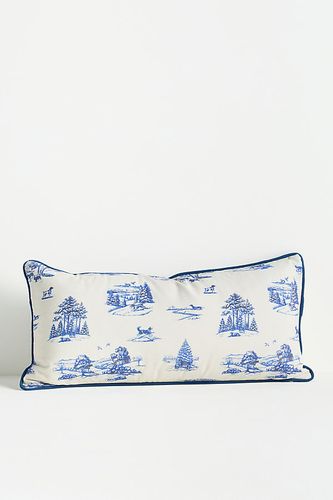 Coussin en coton imprimé Aspen Toile taille: 12" x 24" chez - Anthropologie - Modalova
