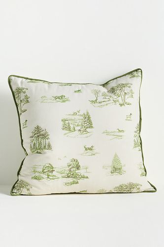 Coussin en coton imprimé Aspen Toile en taille: 20 in sq chez - Anthropologie - Modalova