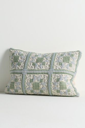 Coussin tissé en jacquard de coton Demitria en Blue taille: 14" x 20" chez - Anthropologie - Modalova