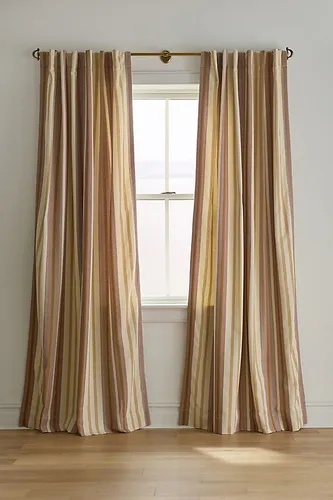 Rideau en jacquard tissé rayé Safi en taille: 50 x 84 chez - Anthropologie - Modalova