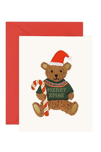 Carte de vaux Beary Christmas chez Anthropologie - Rifle Paper Co. - Modalova