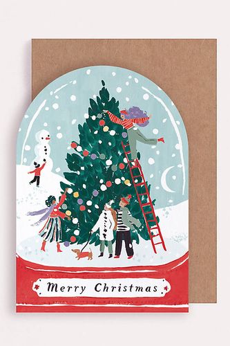 Carte de Noël Boule à Neige chez Anthropologie - Sister Paper Co. - Modalova